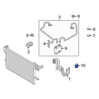 Lincoln OE - Automatic Transmission Oil Cooler Thermostat Bracket