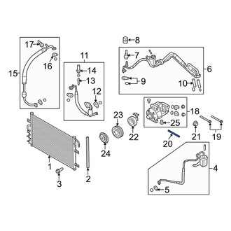 Lincoln OE - A/C Compressor Stud