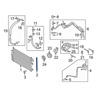 Lincoln OE - A/C Condenser Seal