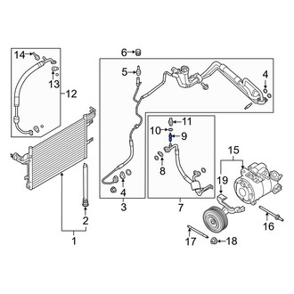 Lincoln OE - A/C Service Valve Core