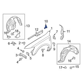 Lincoln MKT Replacement Fender Seals | Front & Rear — CARiD.com