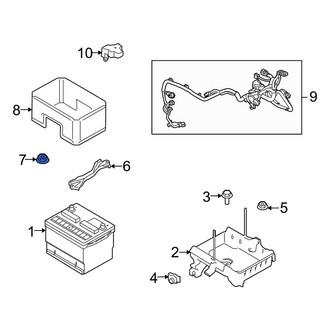 Lincoln OE - Battery Hold Down Nut