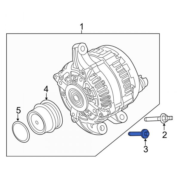 Alternator Bracket Bolt