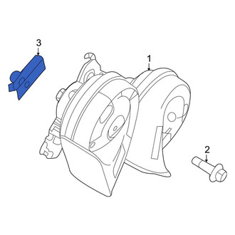 Lincoln OE - Center Floor Pan Splash Shield Nut