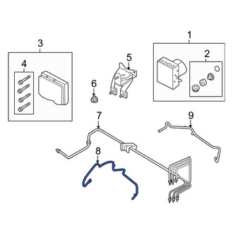 Lincoln OE - Front ABS Wheel Speed Sensor