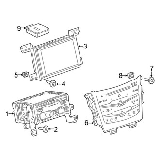 Lincoln OE - Instrument Panel - Navigation System Components (3.5L / 3.7L)