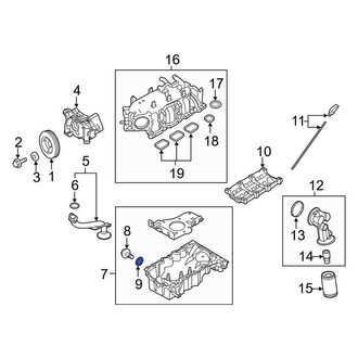 Lincoln OE - Engine Oil Drain Plug Gasket
