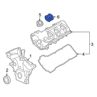 Lincoln OE - Engine Oil Filler Cap