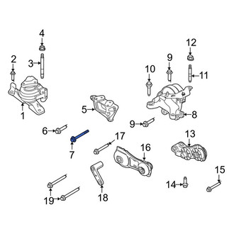 Lincoln OE - Lower Engine Mount Bolt
