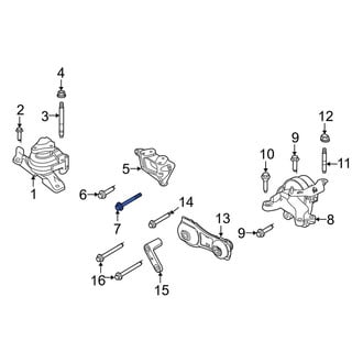 Lincoln OE - Lower Engine Mount Bolt