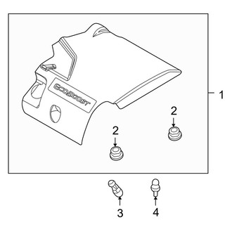 Lincoln OE - Engine / Transaxle - Engine Appearance Cover (3.5L)