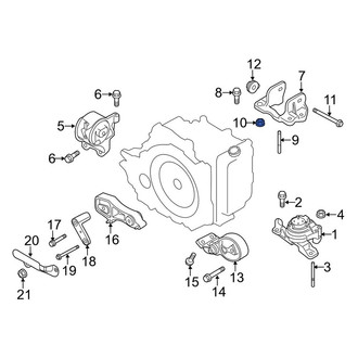 Lincoln OE - Suspension Strut Mount Nut
