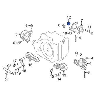 Lincoln OE - Suspension Strut Mount Nut