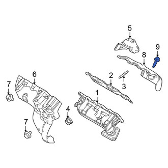Lincoln OE - Exhaust Manifold Heat Shield Bolt