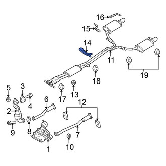 Lincoln OE - Exhaust System Hanger Bracket