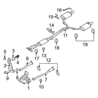 Lincoln OE - Catalytic Converter Stud