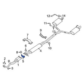 Lincoln OE - Exhaust Muffler Gasket