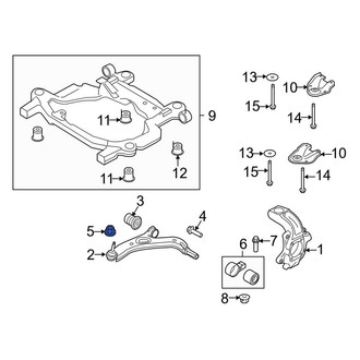 Lincoln OE - Differential Housing Nut
