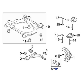 Lincoln OE - Differential Housing Nut
