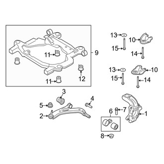 Lincoln OE - Front Suspension - Suspension Components