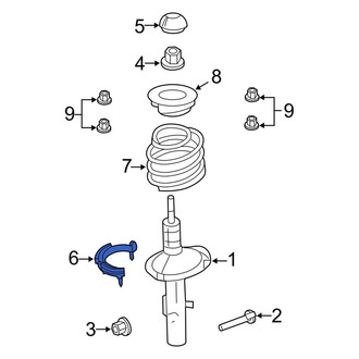 Lincoln OE - Front Lower Coil Spring Insulator