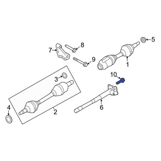 Lincoln OE - CV Intermediate Shaft Bolt
