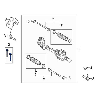 Lincoln OE - Rack and Pinion Bolt
