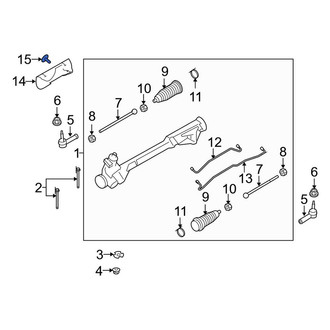 Lincoln OE - Rack and Pinion Heat Shield Screw