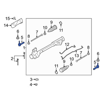 Lincoln OE - Outer Steering Tie Rod End
