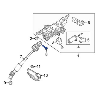 Lincoln OE - Center Steering Shaft Bolt