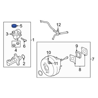 Lincoln OE - Brake Master Cylinder Reservoir Cap