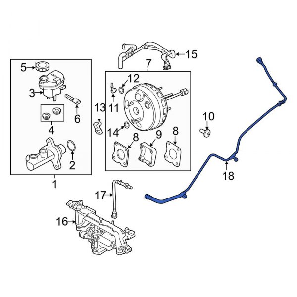 Brake Vacuum Hose