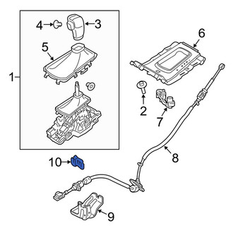 Lincoln OE - Automatic Transmission Shifter Cable Clip