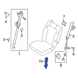 Lincoln OE - Front Seat Belt Extension