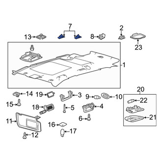 Lincoln OE - Interior Grab Bar Clip