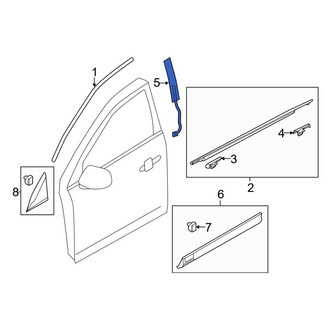 Lincoln OE - Front Left Door Applique