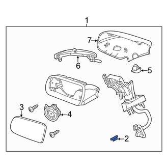 Lincoln OE - Door Mirror Nut