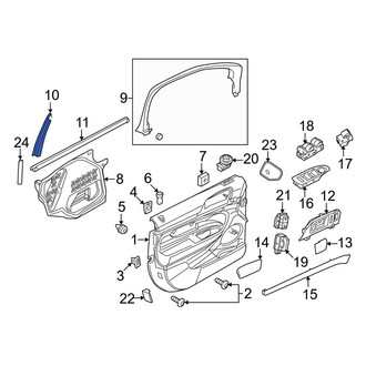Lincoln OE - Front Right Door Applique