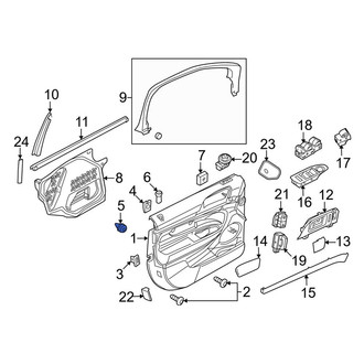Lincoln OE - Door Interior Trim Panel Retainer