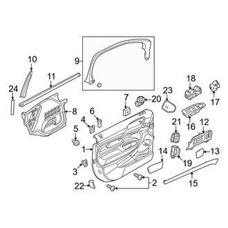 Lincoln OE - Front Door - Interior Trim