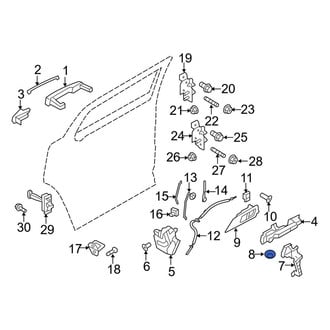 Lincoln OE - Door Latch Seal