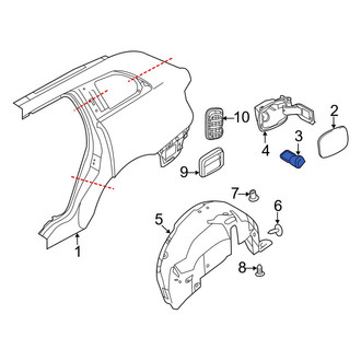 Lincoln OE - Fuel Door Spring