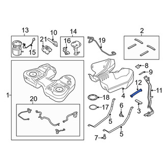Lincoln OE - Fuel Filler Hose
