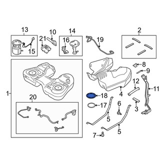 Lincoln OE - Fuel Tank Lock Ring