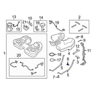 Lincoln OE - Quarter Panel Splash Shield Clip