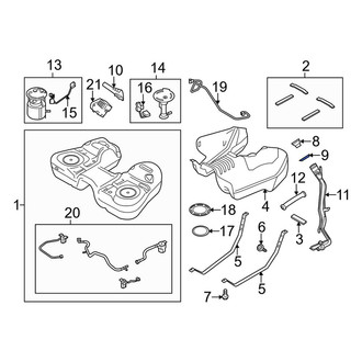 Lincoln OE - Fuel Filler Neck Mount Plate