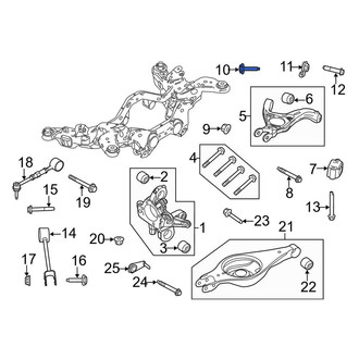 Lincoln OE - Suspension Track Bar Bolt