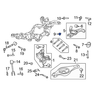 Lincoln OE - Upper Suspension Control Arm Nut