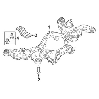 Lincoln OE - Rear Suspension - Suspension Mounting (FWD)
