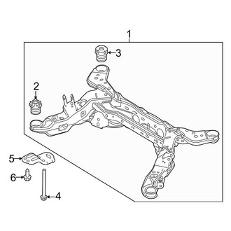 Lincoln OE - Rear Suspension - Suspension Mounting (FWD 3.7L)